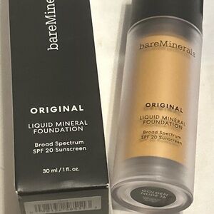 Bareminerals Original Liquid Mineral Foundation Full Size 1oz Golden Nud…